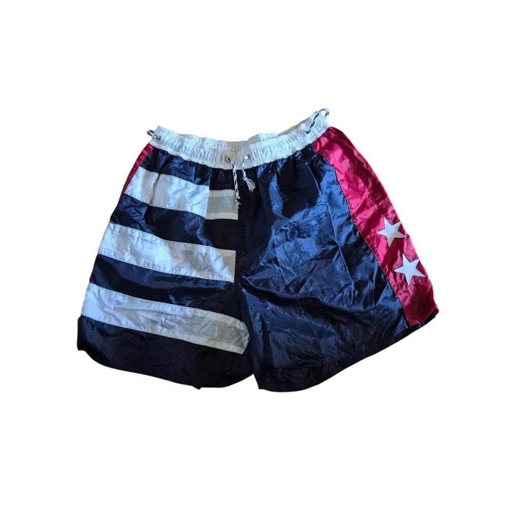 Creative Edge Sport VTG 90s Y2K Soccer Shorts Americana Shorts Activewear Sz M
